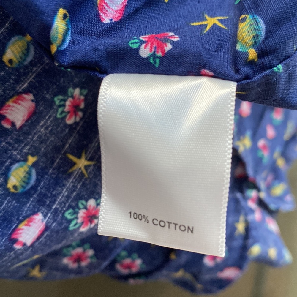 Cremieux Island Capri Collection Fish Print Long-Sleeve Woven Shirt. - Picture 8 of 11